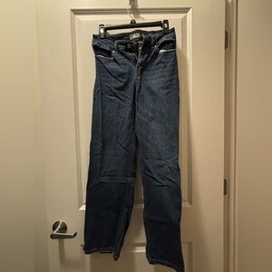 Rewash Dark Blue Straight Leg Jeans